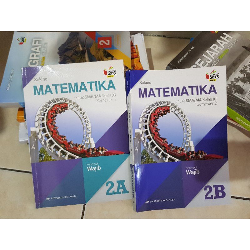 Jual Buku Matematika Wajib Kelas 11 SMA/MA K13 Erlangga - 2A & 2B ...