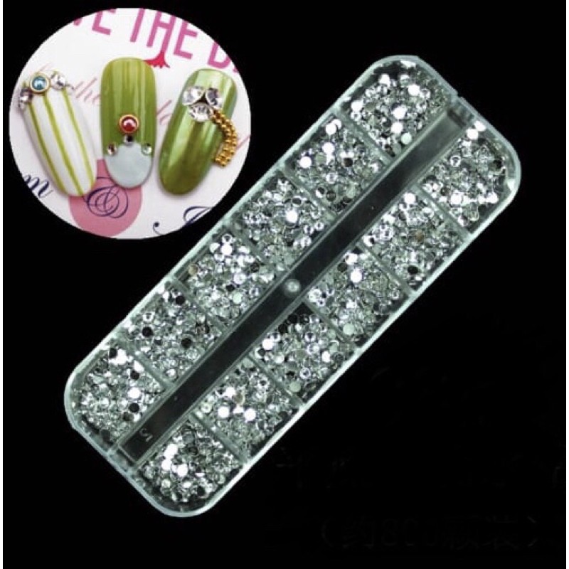 Hiasan kuku Rhinestone Nail Art diamon crystal