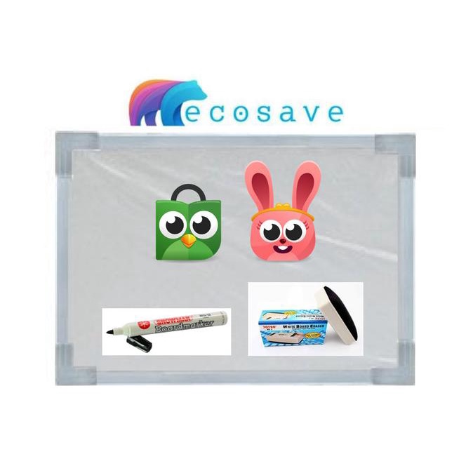 

BAYAR DITEMPAT PAKET White Board Magnetik 20 x 30 EcoSave Papan Tulis Anak Murah Ori/PULPEN GEL/PULPEN LUCU/PULPEN 1 PACK/PENSIL WARNA/PENSIL 2B/PENGHAPUS JOYKO/PENGHAPUS LUCU/RAUTAN PENSIL PUTAR/RAUTAN ELEKTRIK/SPIDOL WARNA/SPIDOL PERMANEN/SPIDOL