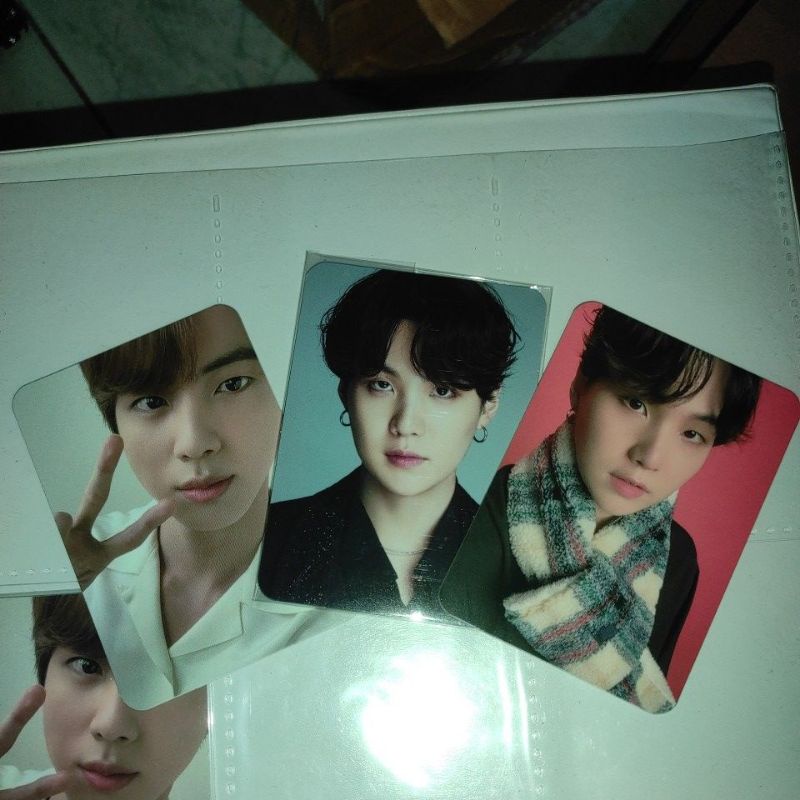 BTS Dicon Photocard jin suga