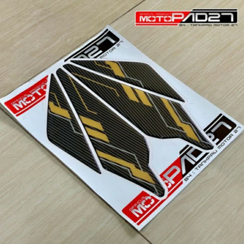 Stiker sayap tankpad ADV 160 bahan resin Original