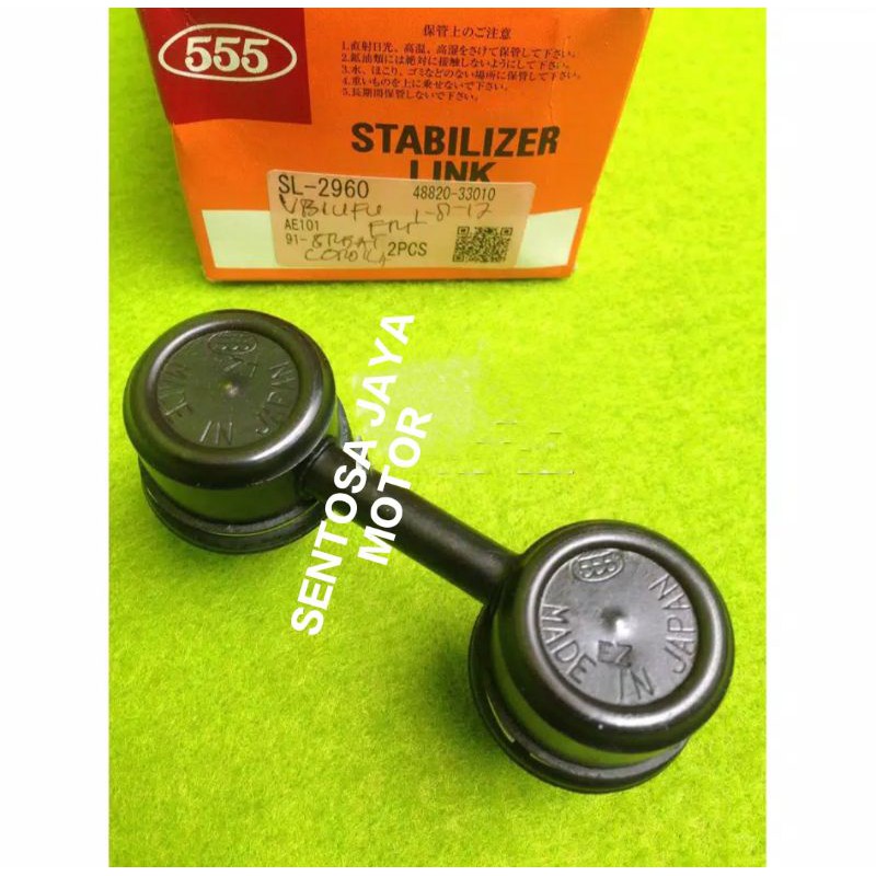 LINK STABILIZER LINK STABIL DEPAN TOYOTA COROLLA GREAT ALL NEW COROLLA ALTIS 555 JAPAN ORIGINAL HARGA 1 PCS