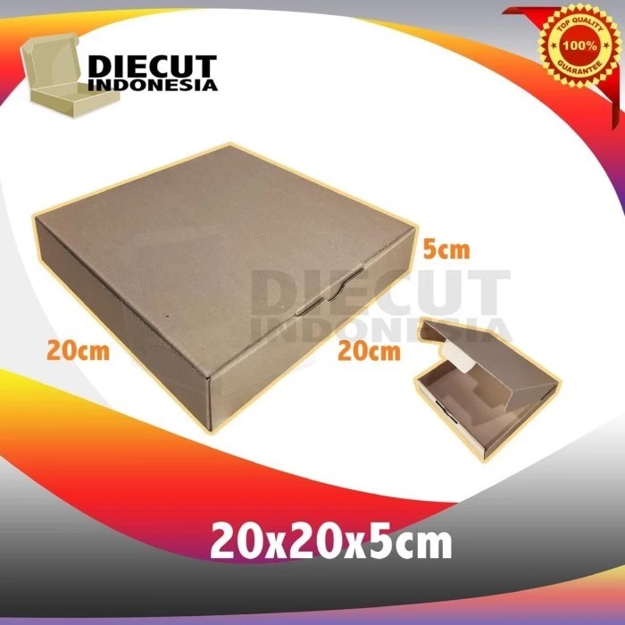 

kardus box pizza karton diecut uk 20x20x5