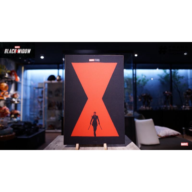 

SPANRAM CANVAS LOGO BLACK WIDOW UKURAN A3 OFFICIAL MARVEL STUDIOS
