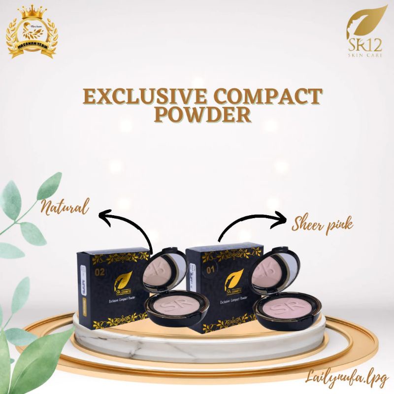 Jual Bedak padat( Exclusive compact powder sr12) | Shopee Indonesia