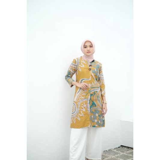 Maura Couple - Sania Ruffle Batik Couple ori Ndoro jowi DNT Garansi Termurah Shopee - Couple Aulia