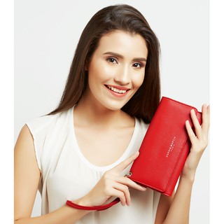 DOMPET WANITA SOPHIE MARTIN HANNAH W1059R1 MERAH KULIT 