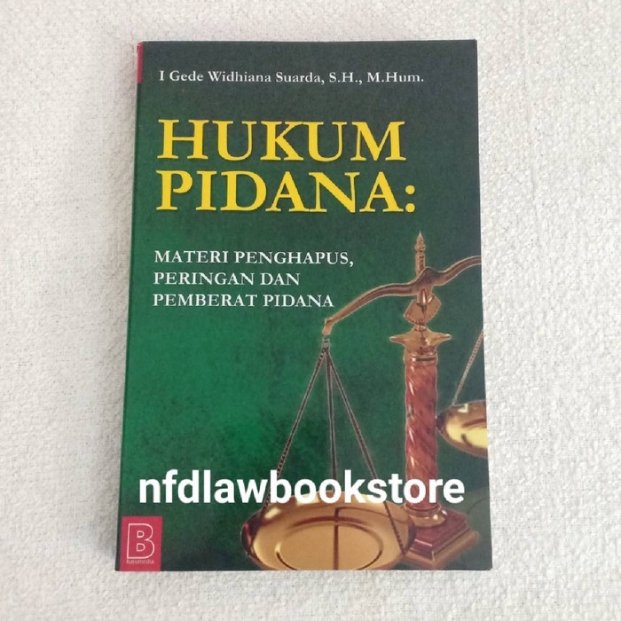 

Hukum Pidana Materi Penghapus, Peringan Dan Pemberat Pidana