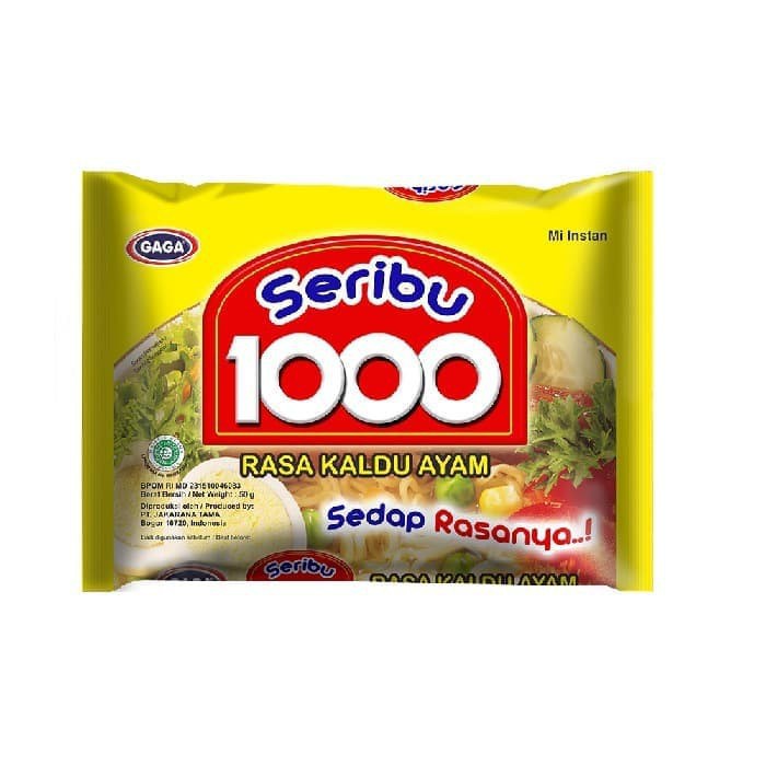 

GAGA MIE 1000 KALDU AYAM 60G