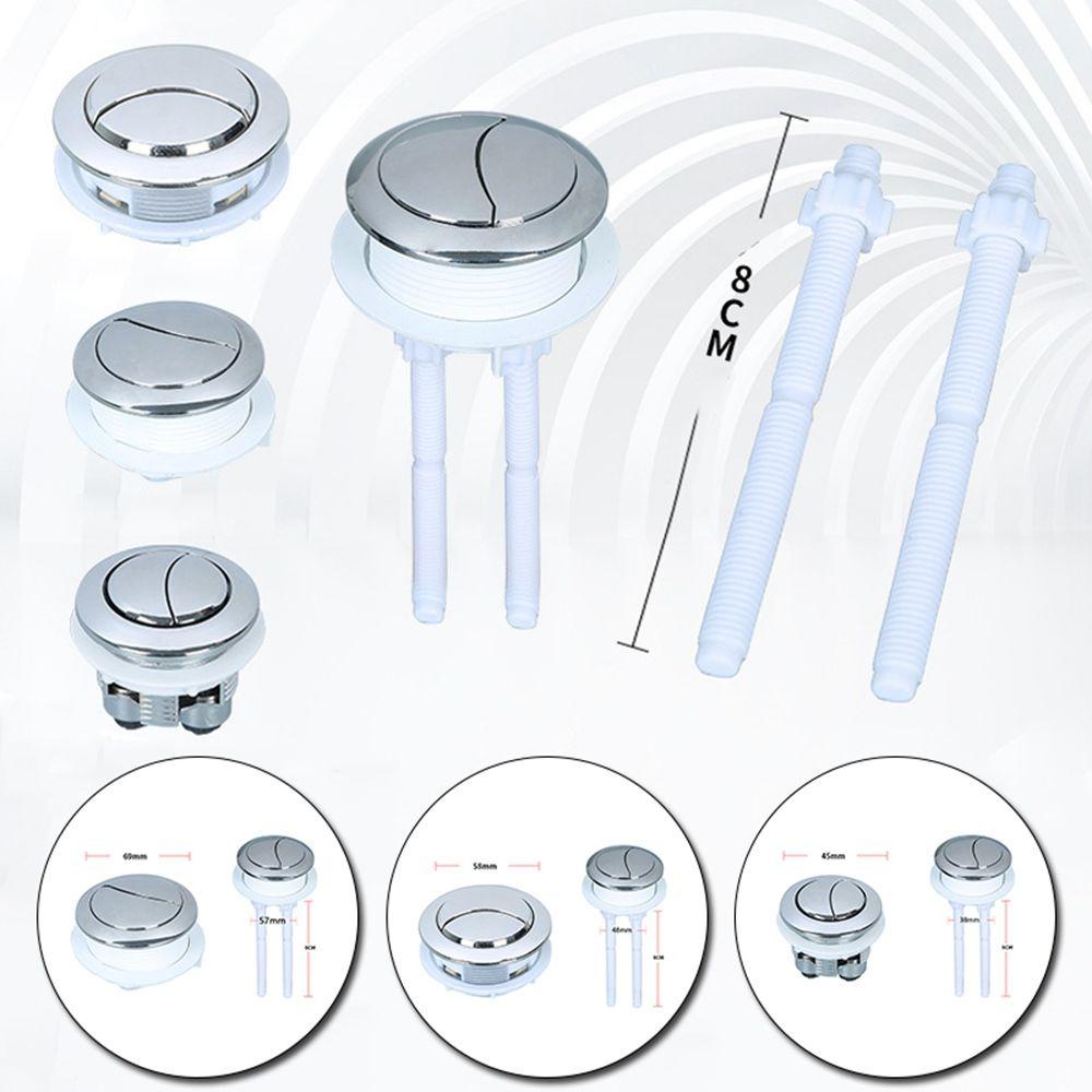 Nickolas1 Tombol Valev Dual Flush Universal38 /48 /58 mm Fitting Flusher Parts Aksesori Tangki Air Bagian Tombol Tangki