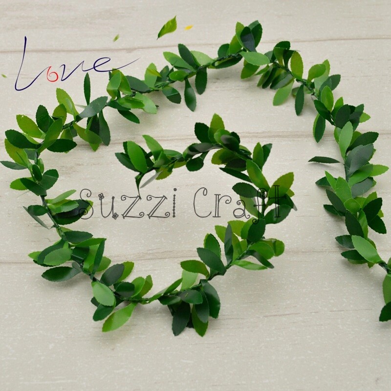 Kawat Daun / Daun flower crown per90cm