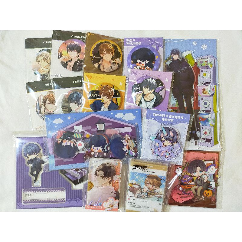 official merch tears of themis tot pin badge acrylic standee luke artem vyn