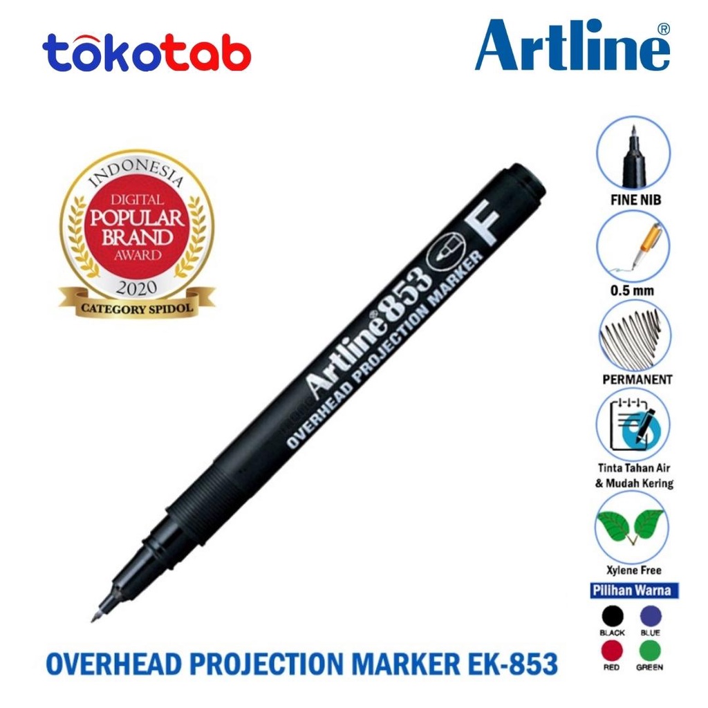 

Tokotab - Spidol OHP Artline 853 Fine