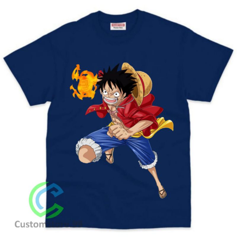 BAJU ANAK KAOS ANAK LUFFY ONE PIECE RED FILM TERBARU BAHAN PREMIUM