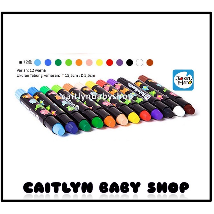 

Cuci Gudang Silky Crayon Baby Roo Joan Miro Menggambar Mewarnai Body Painting Kids Diskon