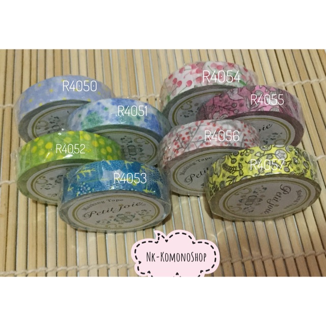 

Washi Tape Roll Petit Joie / 15 mm x 18 meter