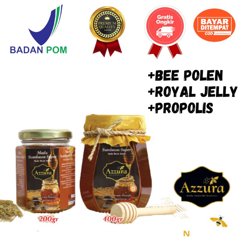 

Madu Murni Asli Madu Sumbawa AZZURA Madu Super Bergaransi Original Minuman Kesehatan Termurah
