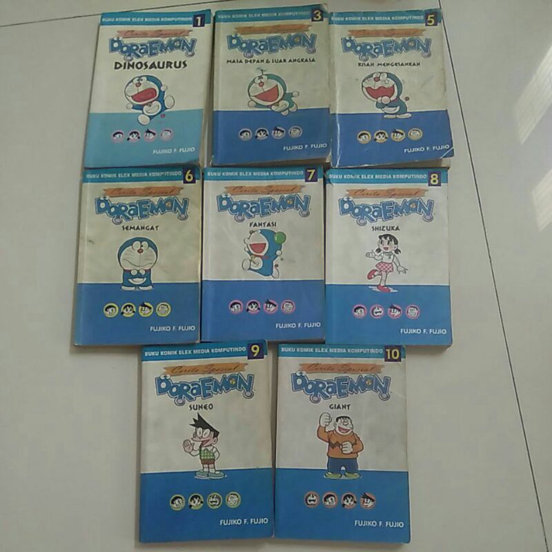 PAKET Komik Doraemon Cerita Spesial Indonesia Second 1 3 5 6 7 8 9 10