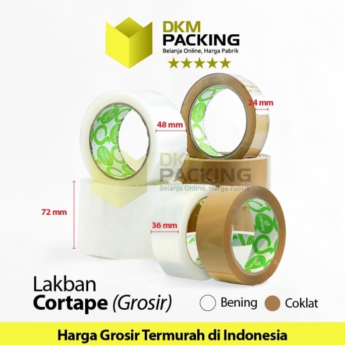 

Big Sale Lakban Isolasi Solatip OPP Tape CORTAPE Varian TERMURAH /SATUAN Big Sale