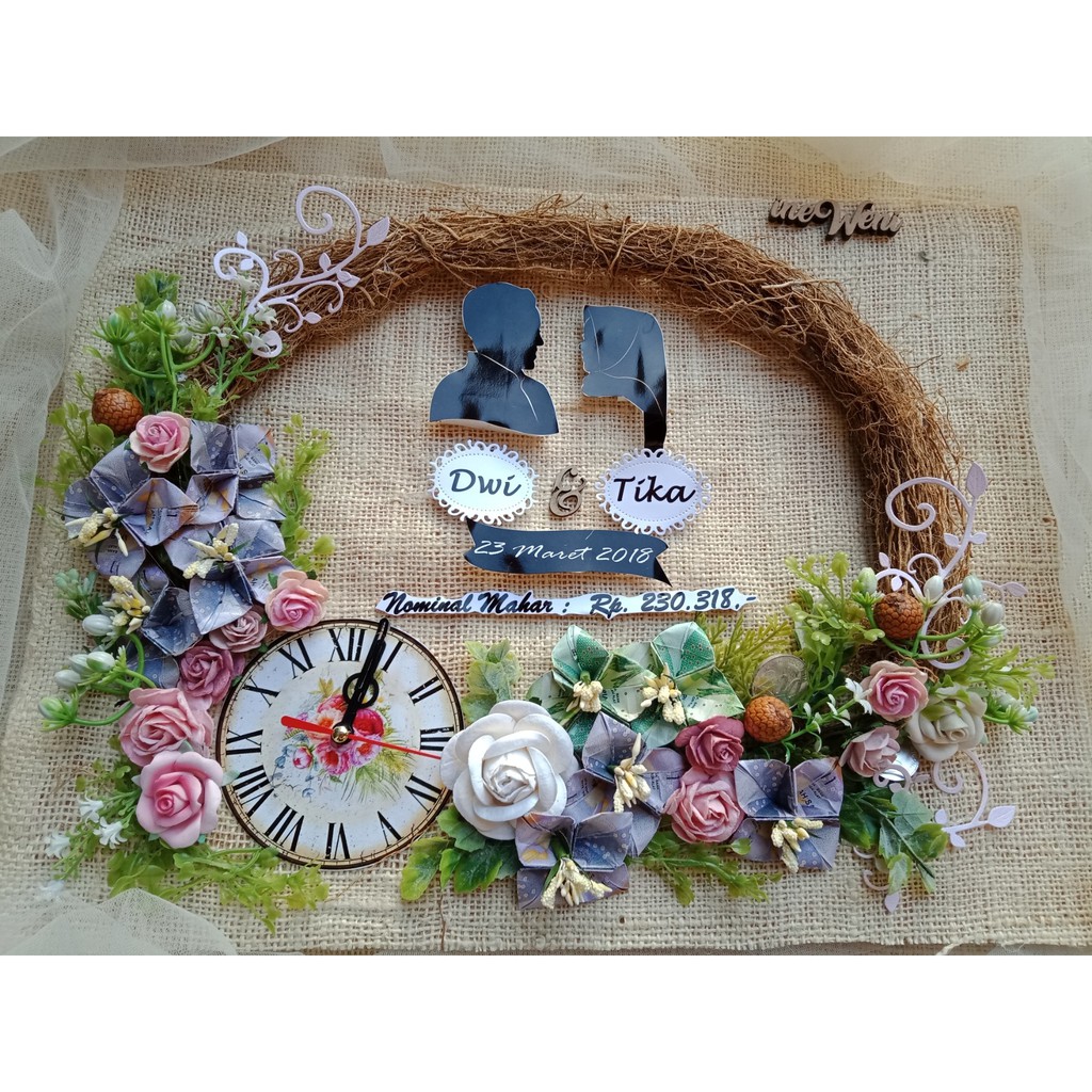PROMO Layout mahar nikah rustic TANPA PIGURA