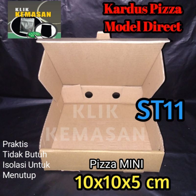 

PIZZA BOX 10x10x5 cm KOTAK SOUVENIR KADO ST-11 KARDUS KARTON PACKING