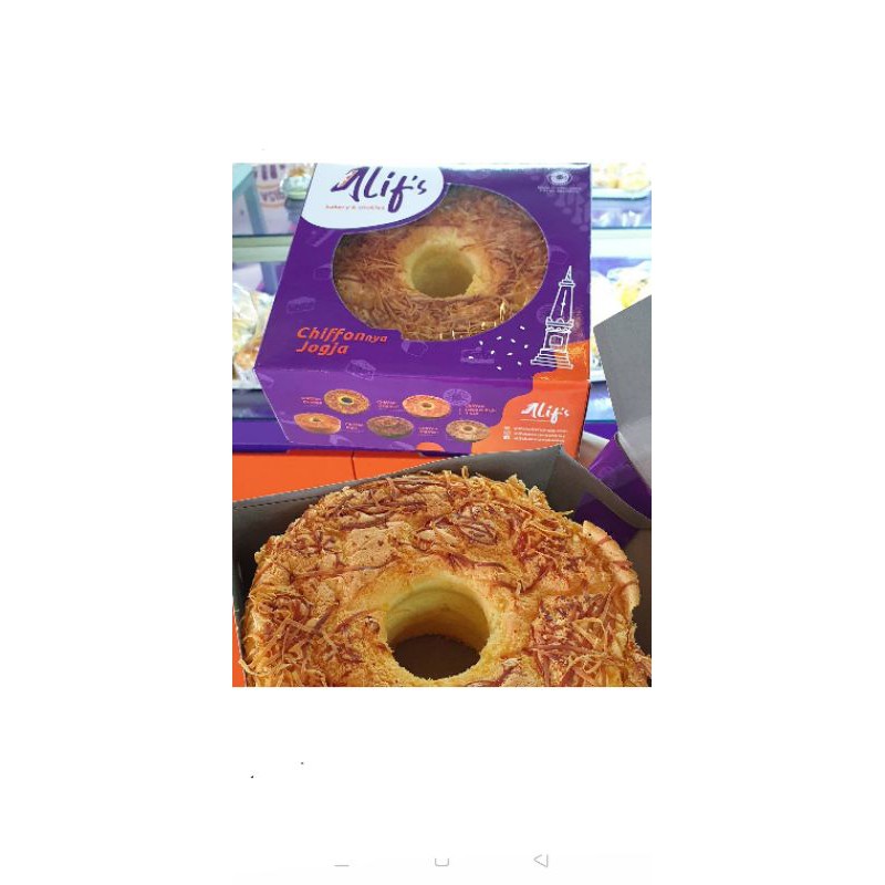 

Chiffon cake merk Alif chiffon enak original