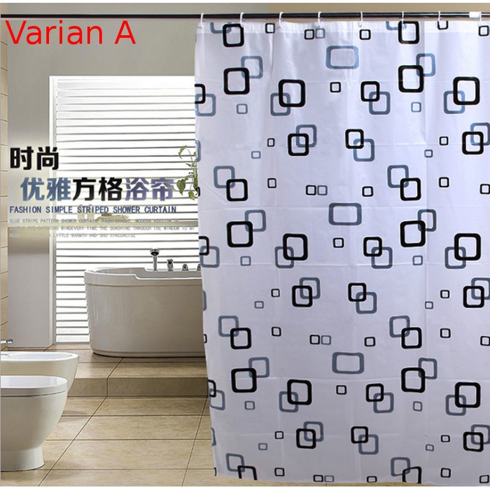 Tirai Kamar Mandi - Kamar Tidur - Shower Curtain Tirai Kamar Mandi / Shower Curtain / Tirai Kamar