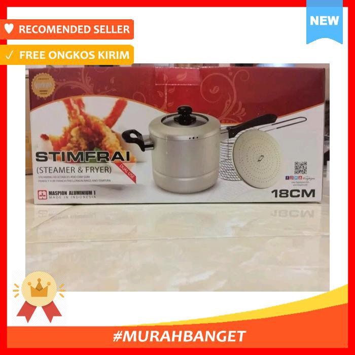 Dapur - Stimfrai Streamer Dan Fryer Maspion 18 L Deep Fryer Maspion - Rumah Tangga