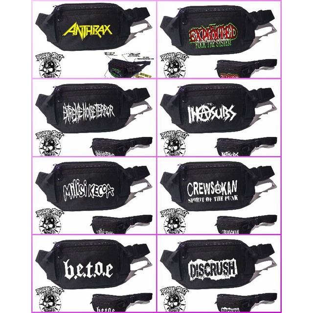 cod tas pinggang pria,cod tas pinggang,cod tas waisbag,tas slingbag,tas bahu,tas band punk