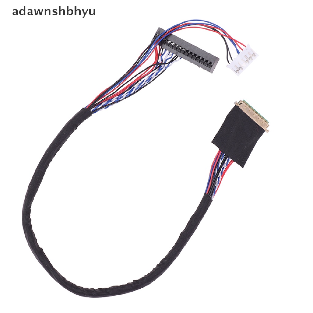 Adawnshbhyu 1PC New Arrival 40pin 1chanel 6bit Kabel Layar LVDS LCD LED Untuk Display