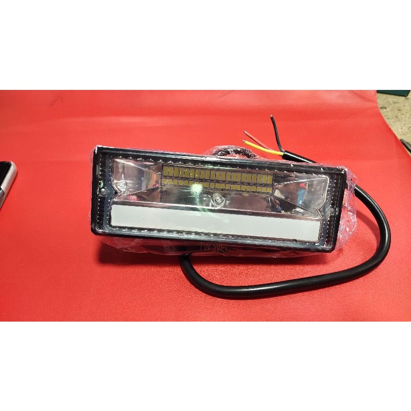 lampu tembak spot/lampu tembak 21 mata+angel merah buat motor/mobil bisa 12 volt