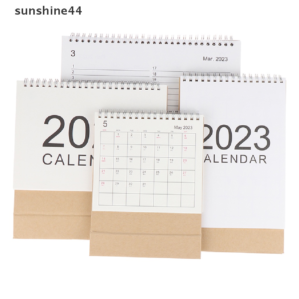 Sunshine 2023 Kalender Meja Mini Dengan Planner Jadwal Harian