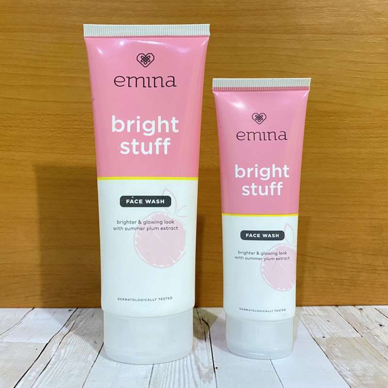 EMINA Bright Stuff Face Wash 100 ML , FACIAL WASH EMINA (BPOM)