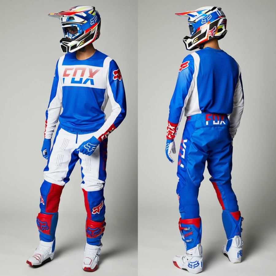 Gearset Jersey Set FOX 360 2021 Afterburn Blue Vietnam Not Flexair