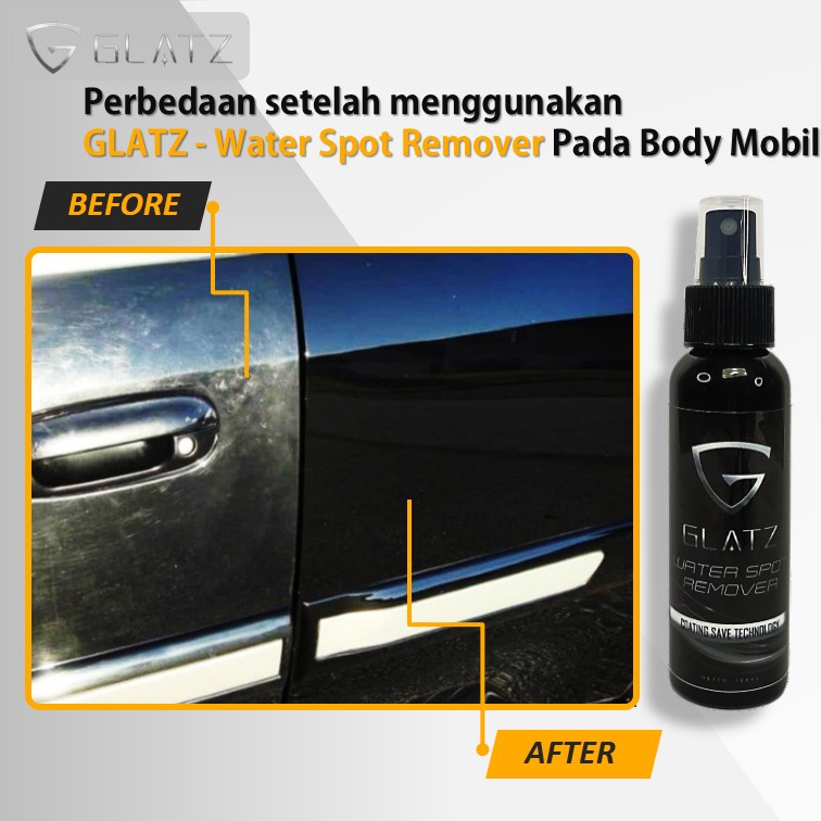 Pembersih Jamur Body Mobil dan Motor GLATZ Water Spot Remover Penghilang Kerak Cat Bodi Terbaik Aman-2