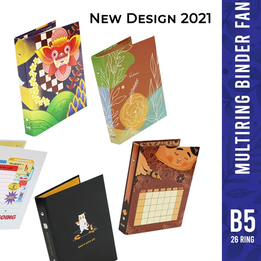 

Barang Terlaris Binder B5 26 Ring Motif Fancy Bantex GF6~