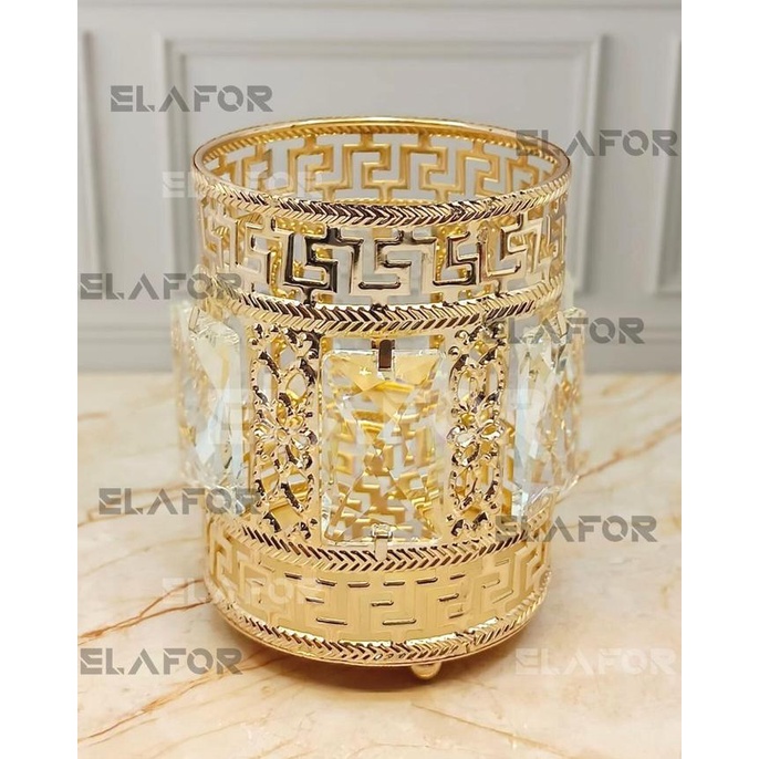 

Produk Terbaru Tempat Make Up Kristal / Tempat Pensil / Swarovski / Tempat Brush - 2