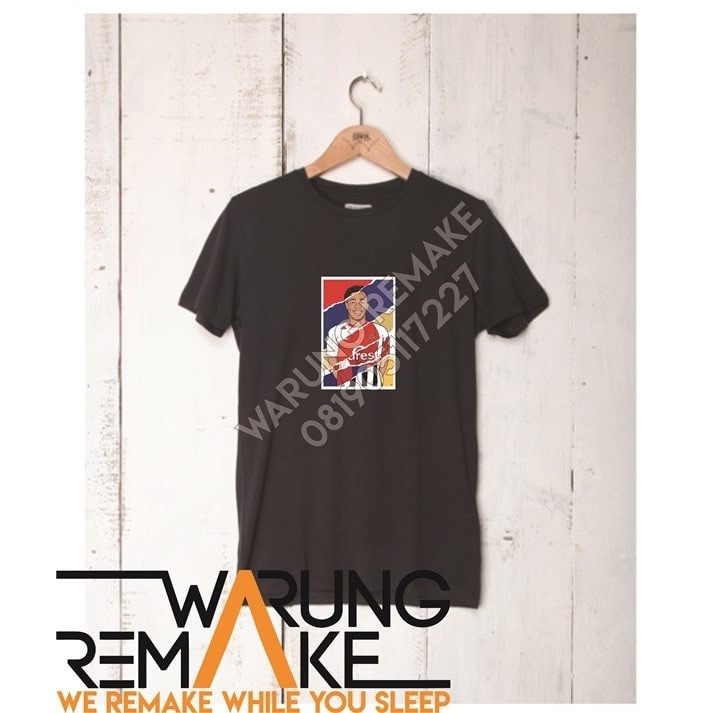 Kaos Tshirt Baju Combed 30S Distro Metamorphosis Thierry Henry Arsenal