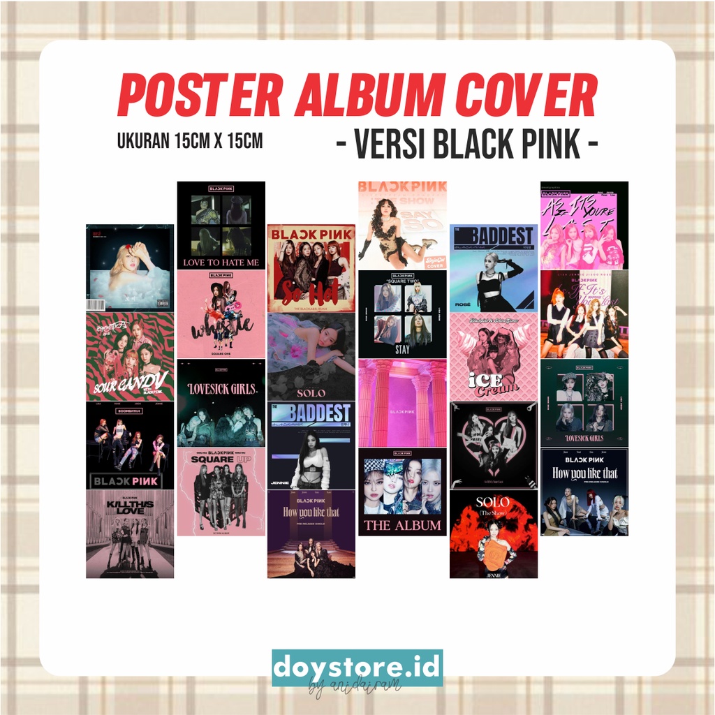 [BACA DESKRIPSI] Poster Album Cover TWICE BLACKPINK RED VELVET GIRLS GENERATION | Poster Dinding Murah