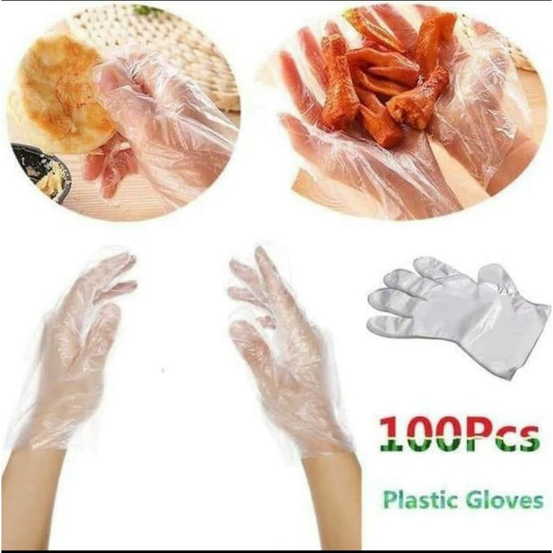 SARUNG TANGAN PLASTIK MULTIFUNGSI FOOD GRADE AMAN HIGIENIS ISI 100 PCS