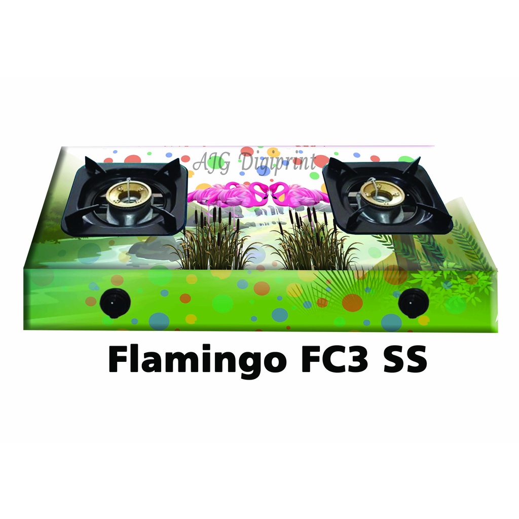 stiker kompor gas 2 tungku