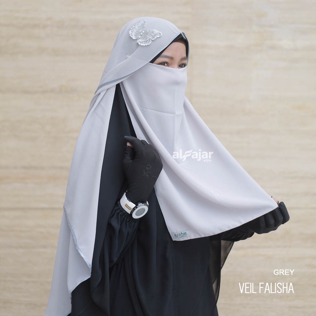 CADAR NIQOB BANDANA Veil Falisha Dua Layer by Alfajar