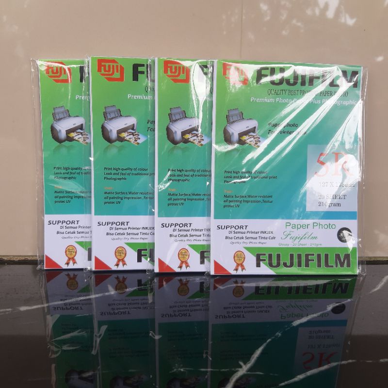 Kertas foto fujifilm 5R glossy original