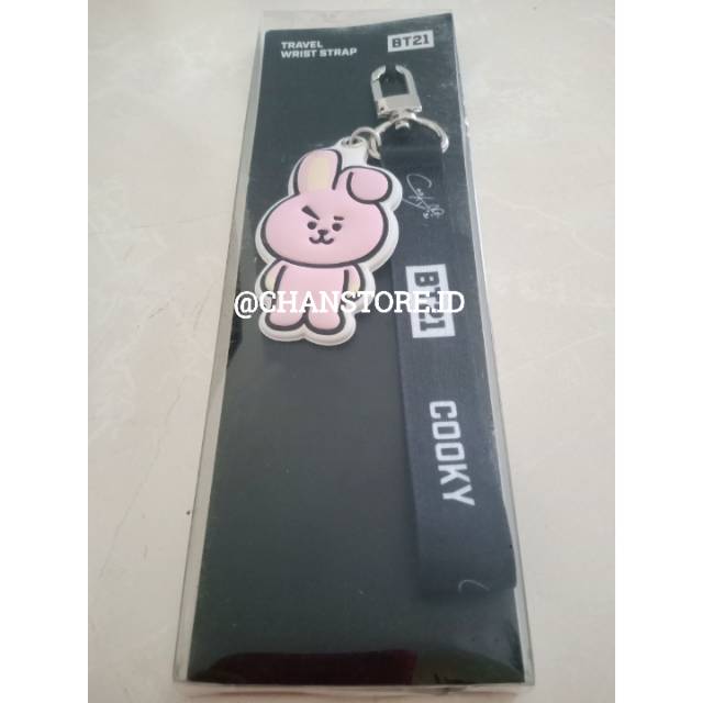 [CLEARANCE SALE] BT21 x MONOPOLY COOKY TRAVEL WRIST STRAP OFFICIAL