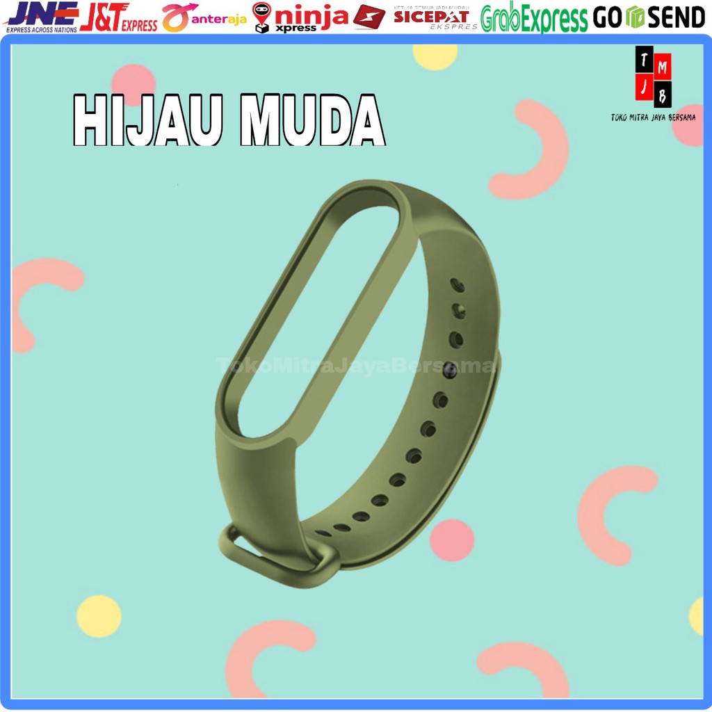 STRAP XIAOMI MI BAND 5 / 6 TALI JAM SILICONE PREMIUM HIGH QUALITY TPU POLYMER XIAUMI