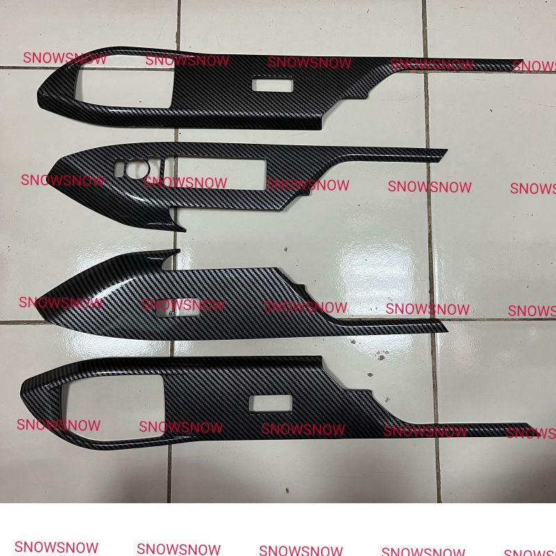 Panel Power Window Toyota Veloz GR Sport 2021 2022 UP Carbon Hitam Wood