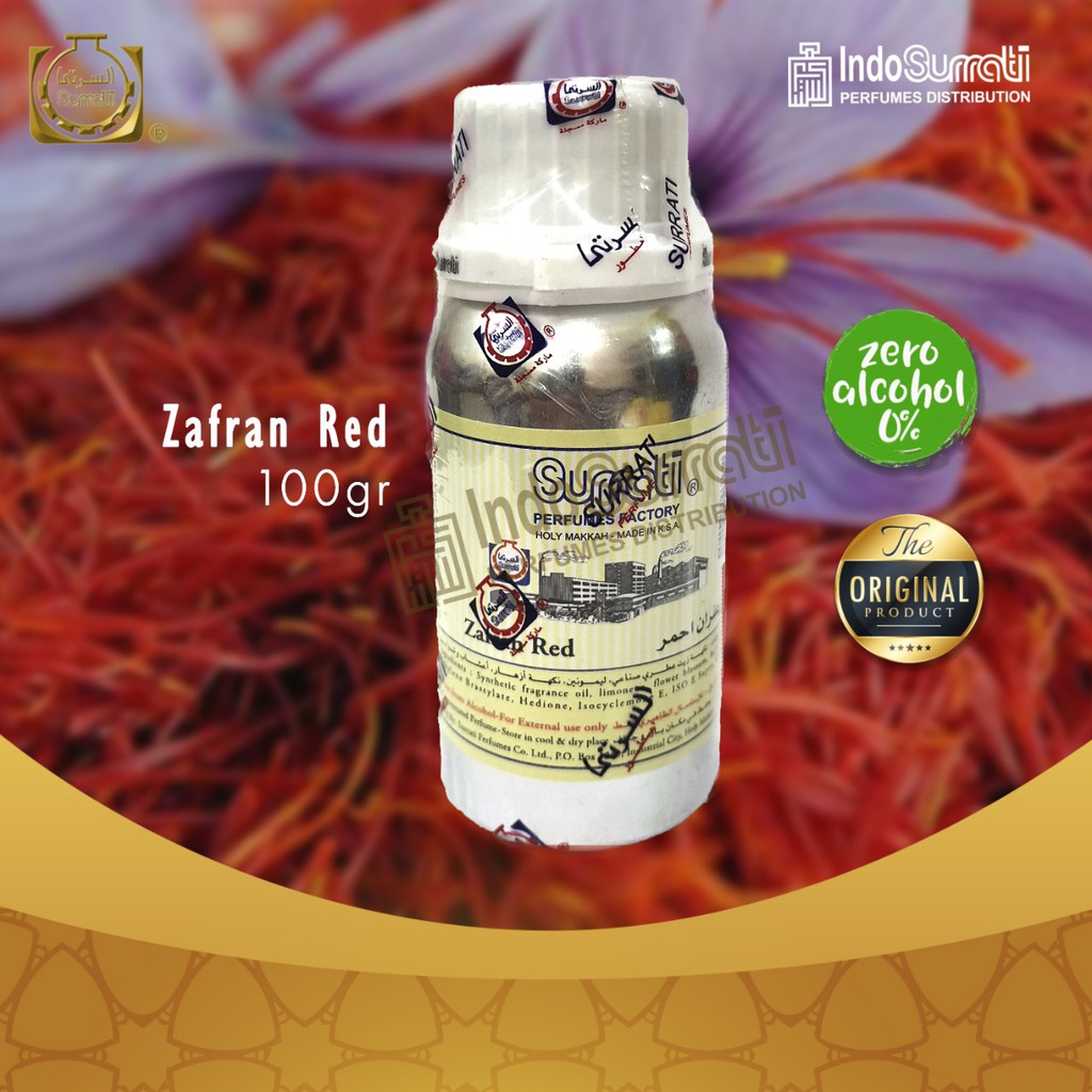 Parfum ZAFRAN RED 100gr | Parfum Surrati | Surrati Perfumes | Bibit Minyak Wangi