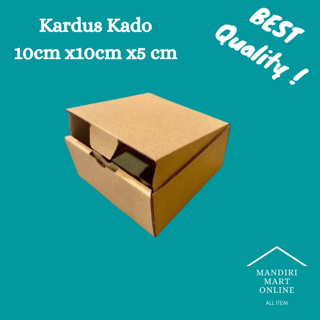 Kardus Kado 10x10x5 cm / Kardus Tambahan Untuk Paket