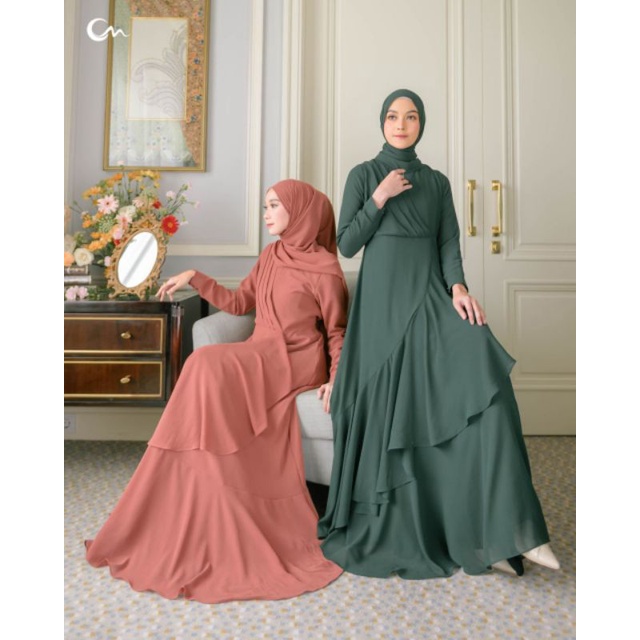 coverme ayyana dress gamis premium