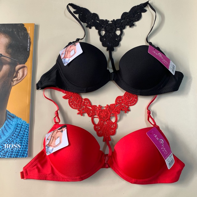 Bra kawat/ bra tali belakang kupu”/ bra kancing depan